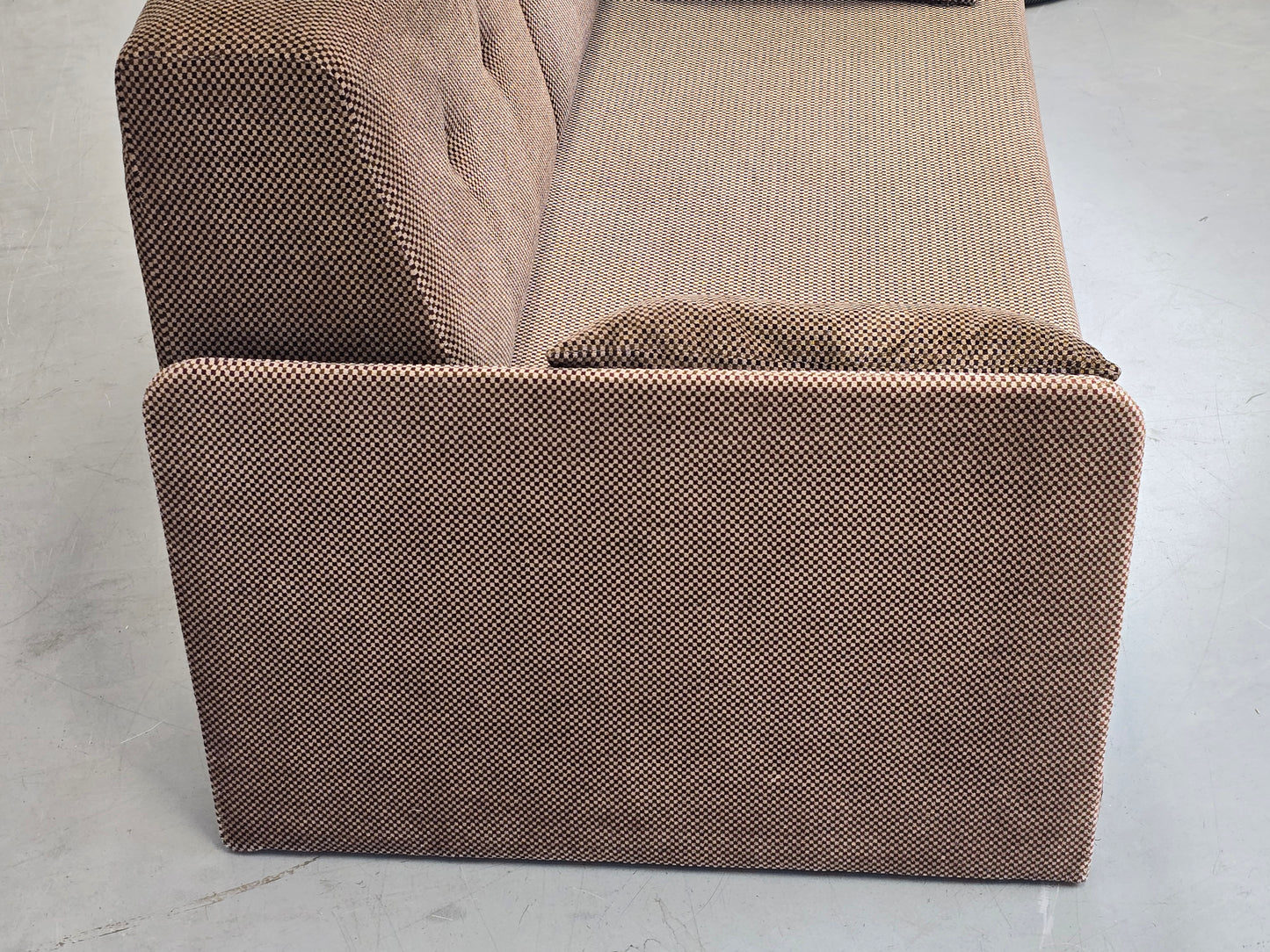 VINTAGE SCHLAFSOFA 60er Jahre Mid Century Sofa Couch Retro Bettkasten Braun