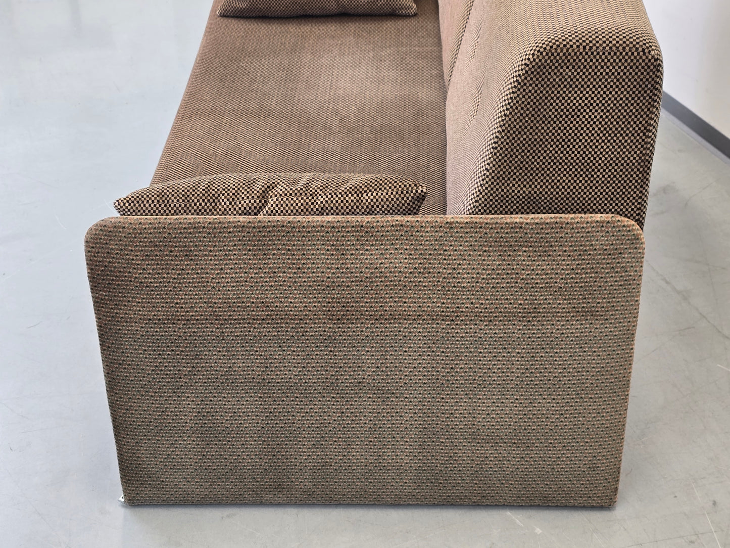VINTAGE SCHLAFSOFA 60er Jahre Mid Century Sofa Couch Retro Bettkasten Braun
