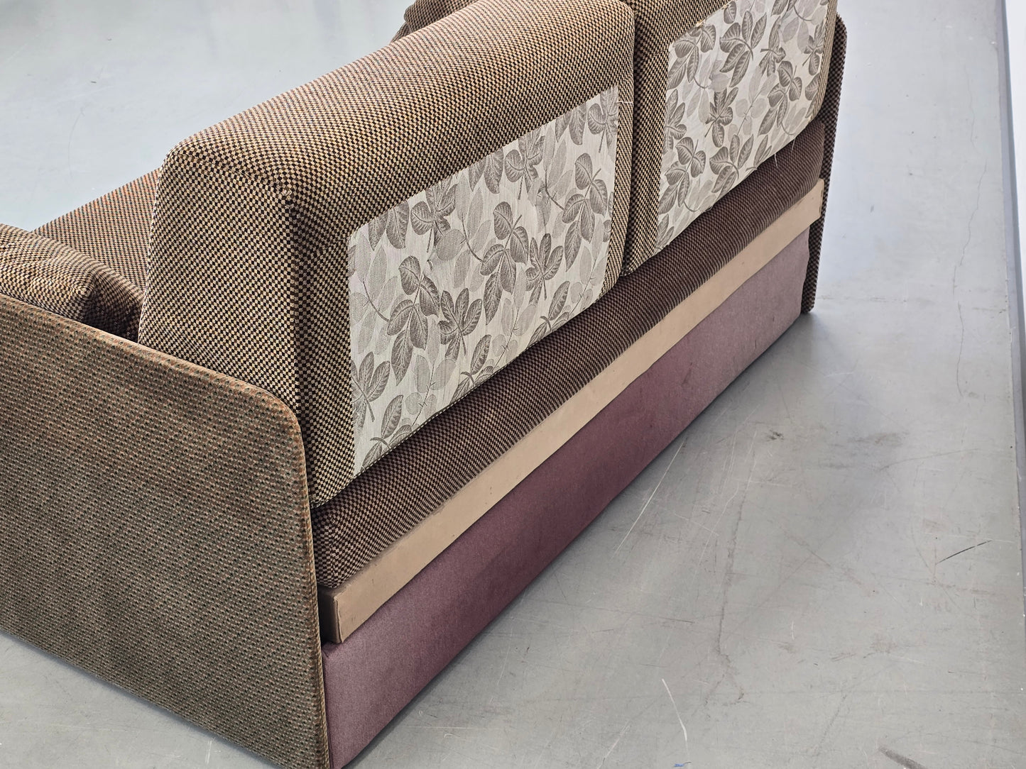 VINTAGE SCHLAFSOFA 60er Jahre Mid Century Sofa Couch Retro Bettkasten Braun