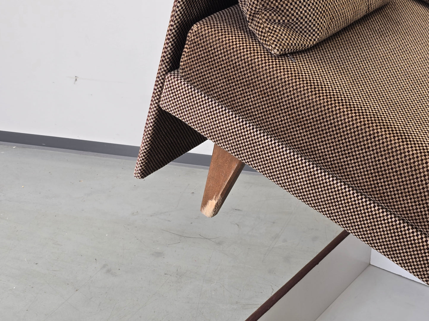 VINTAGE SCHLAFSOFA 60er Jahre Mid Century Sofa Couch Retro Bettkasten Braun