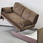 VINTAGE SCHLAFSOFA 60er Jahre Mid Century Sofa Couch Retro Bettkasten Braun