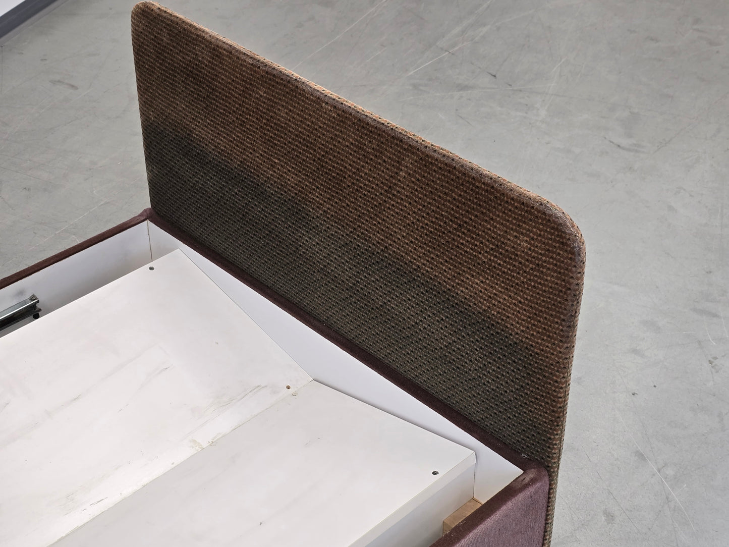 VINTAGE SCHLAFSOFA 60er Jahre Mid Century Sofa Couch Retro Bettkasten Braun
