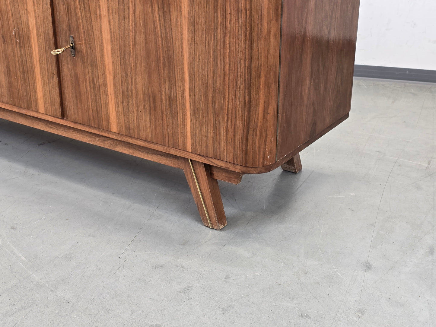 SIDEBOARD VINTAGE Nussbaum Mid Century Kommode WK Möbel 60er Design 180cm