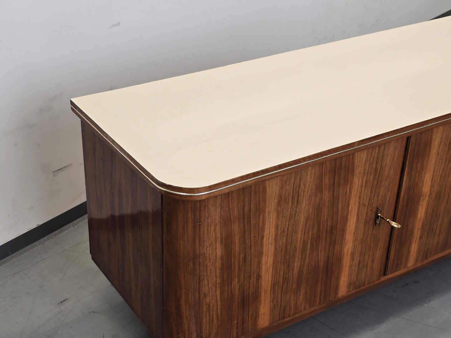 SIDEBOARD VINTAGE Nussbaum Mid Century Kommode WK Möbel 60er Design 180cm
