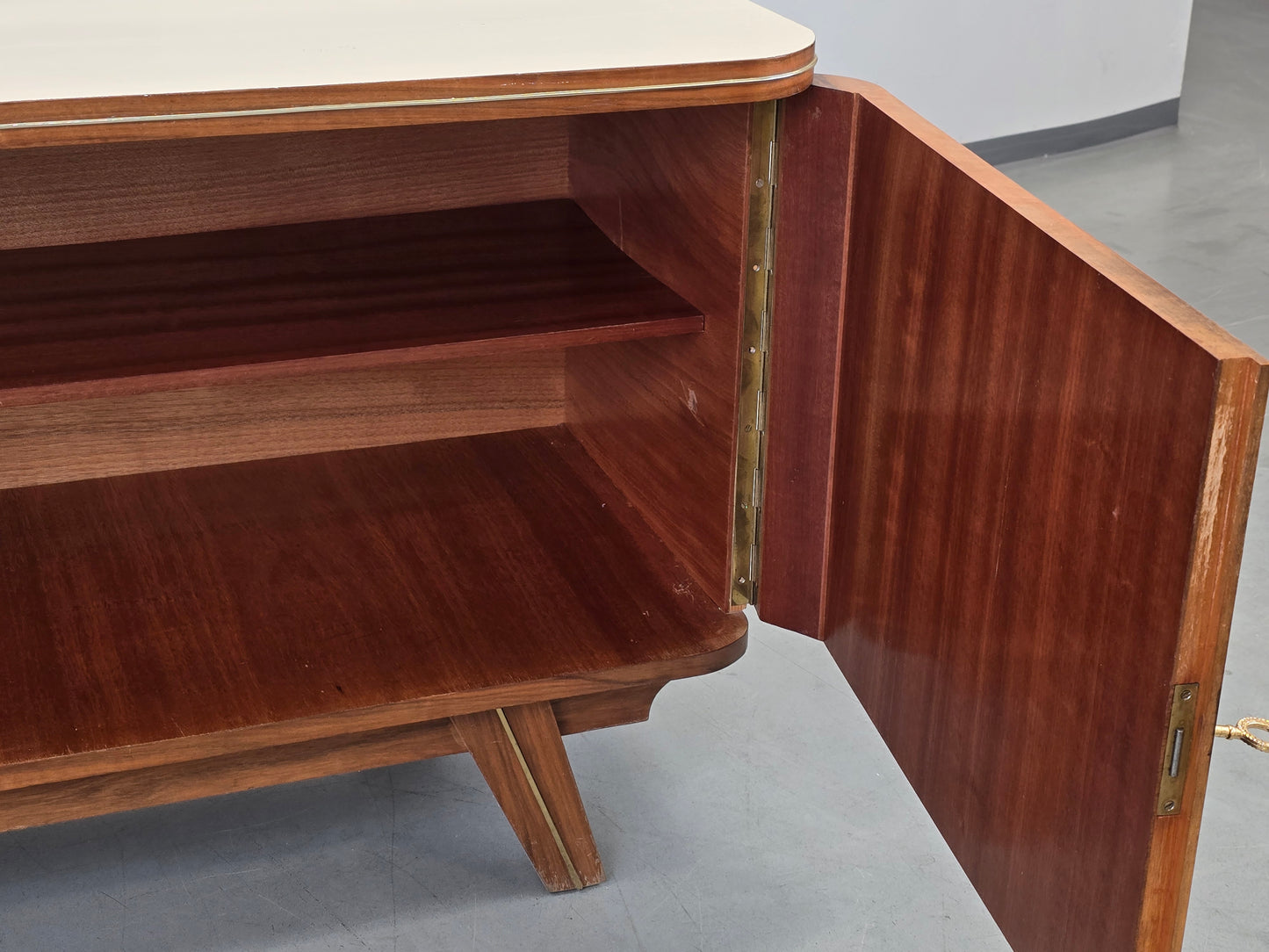 SIDEBOARD VINTAGE Nussbaum Mid Century Kommode WK Möbel 60er Design 180cm