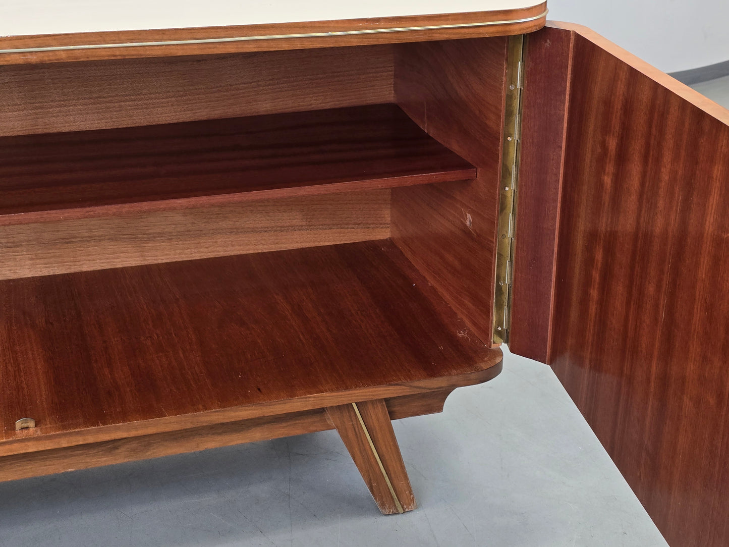 SIDEBOARD VINTAGE Nussbaum Mid Century Kommode WK Möbel 60er Design 180cm