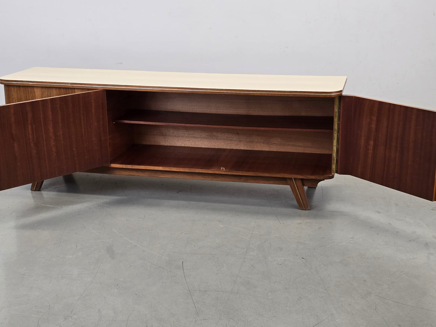 SIDEBOARD VINTAGE Nussbaum Mid Century Kommode WK Möbel 60er Design 180cm