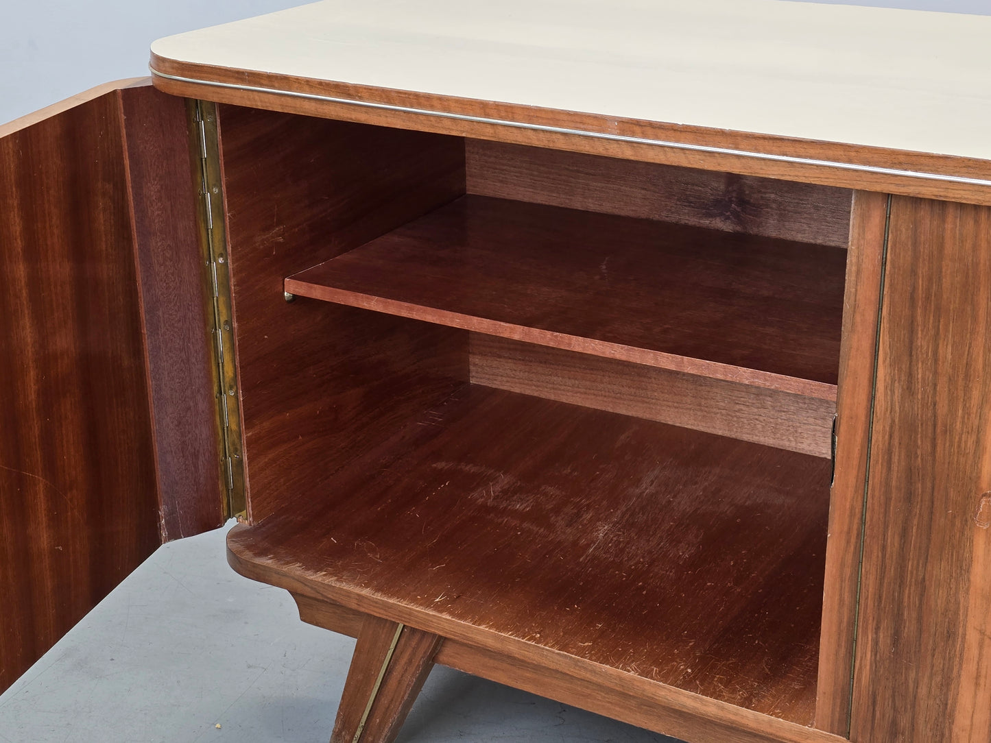 SIDEBOARD VINTAGE Nussbaum Mid Century Kommode WK Möbel 60er Design 180cm
