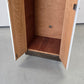 VINTAGE SCHRANK Weiß shabby 60er Holz Mid Century Bauhaus Garderobe Unikat