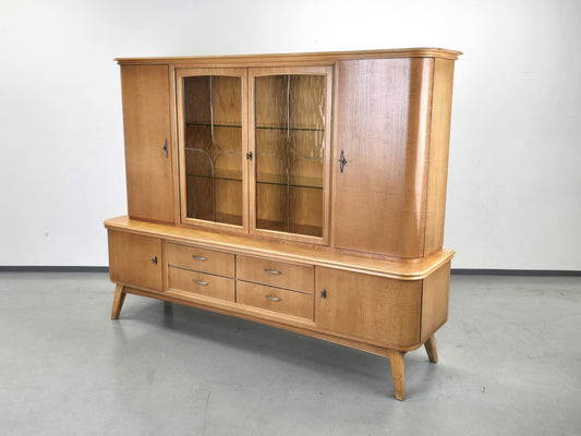 MID CENTURY Highboard Vitrine CJ3 Rüster Büffet 60er Vintage Schrank Sideboard