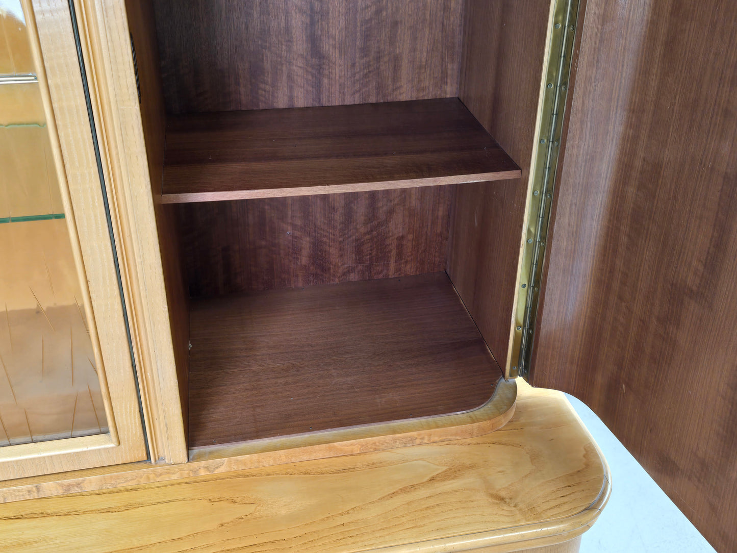 MID CENTURY Highboard Vitrine CJ3 Rüster Büffet 60er Vintage Schrank Sideboard