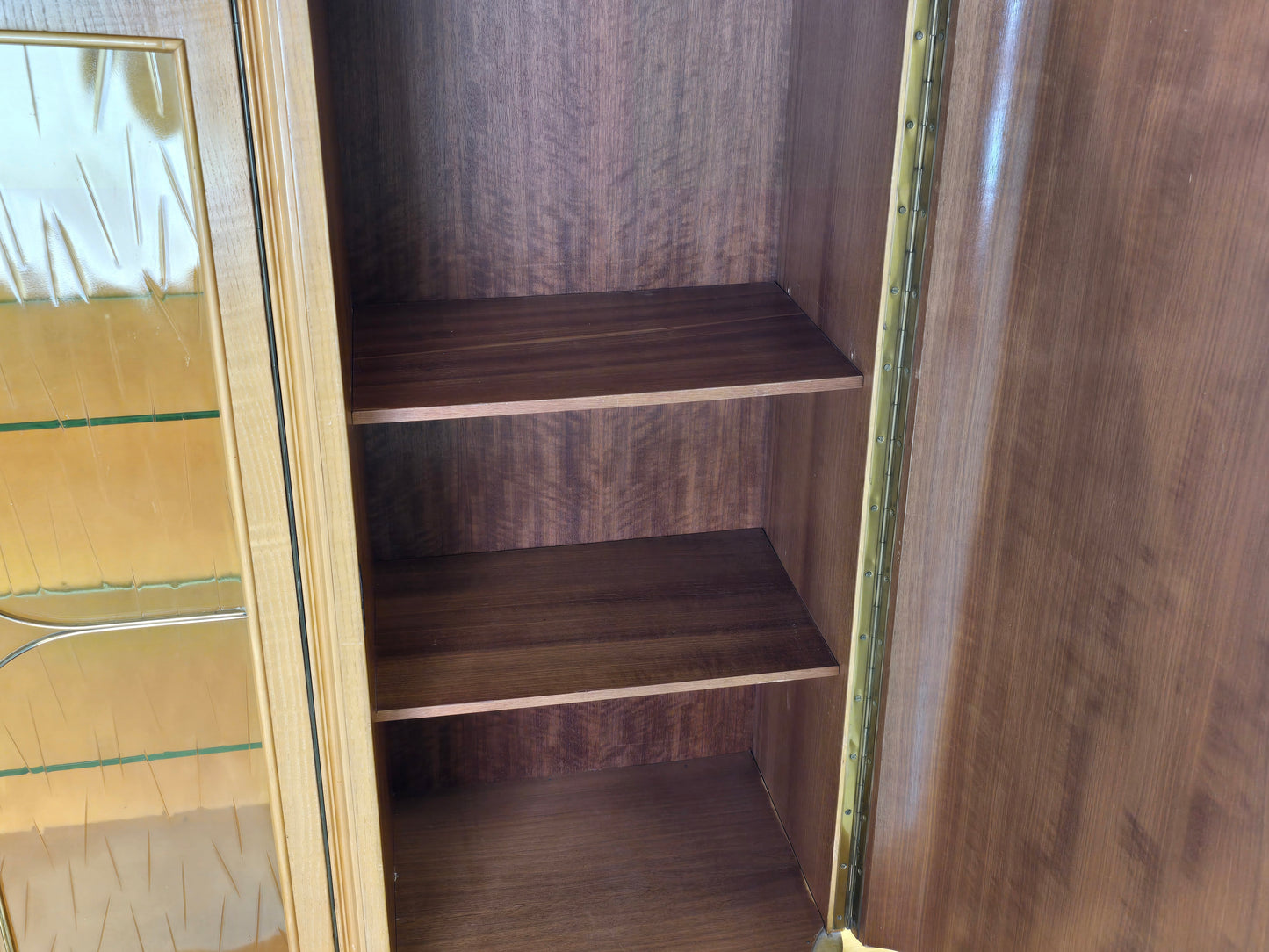 MID CENTURY Highboard Vitrine CJ3 Rüster Büffet 60er Vintage Schrank Sideboard