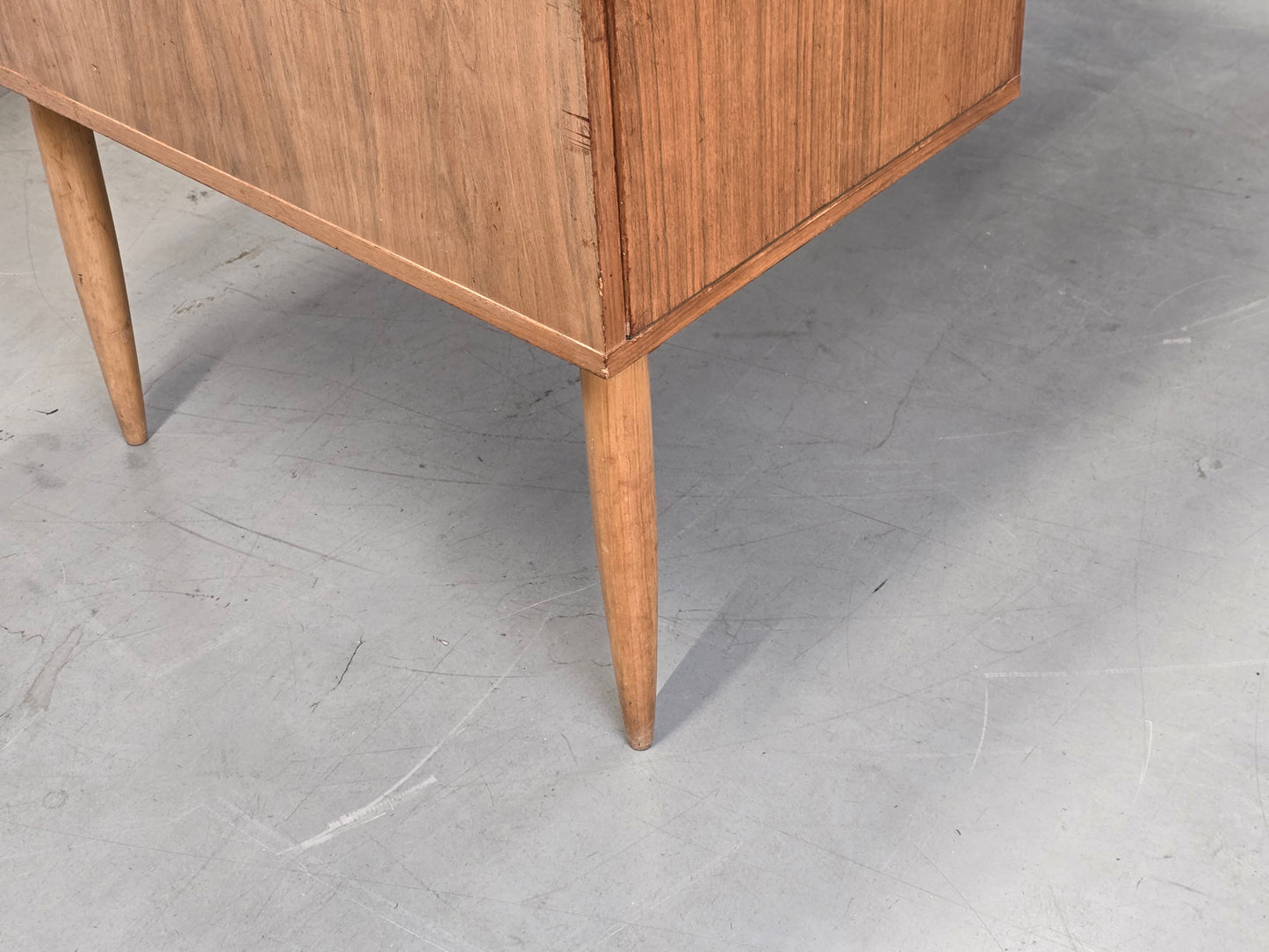 TEAK SCHREIBTISCH Vintage Mid Century Modern 60er Jahre Büro Tisch Dänisch Stil