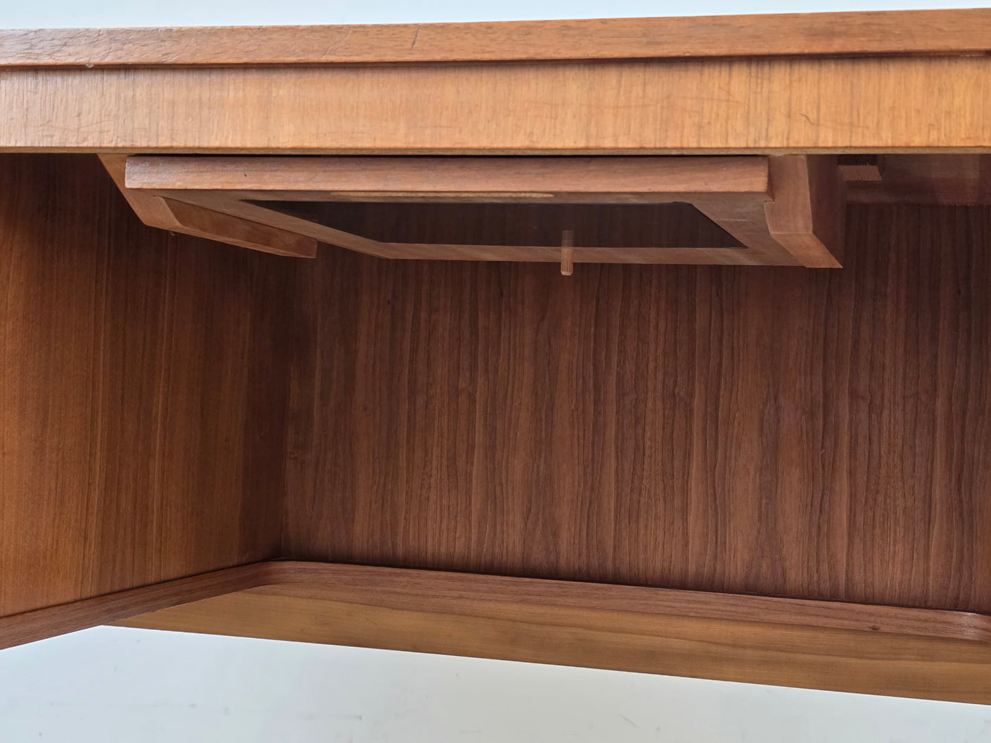 TEAK SCHREIBTISCH Vintage Mid Century Modern 60er Jahre Büro Tisch Dänisch Stil