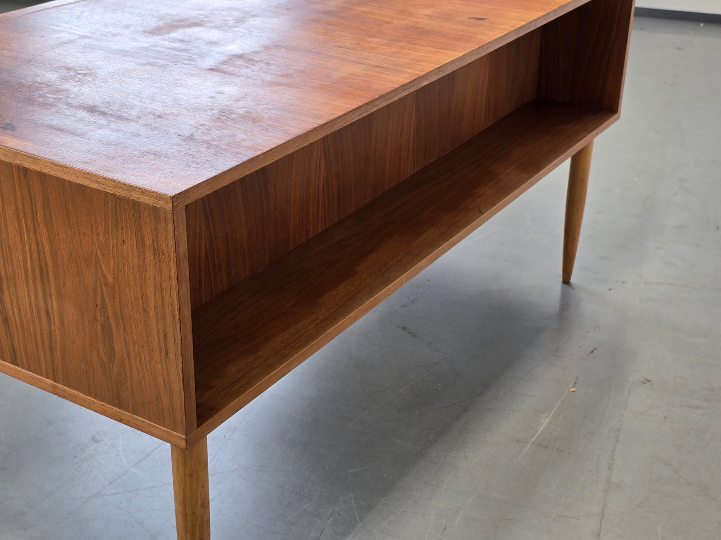 TEAK SCHREIBTISCH Vintage Mid Century Modern 60er Jahre Büro Tisch Dänisch Stil