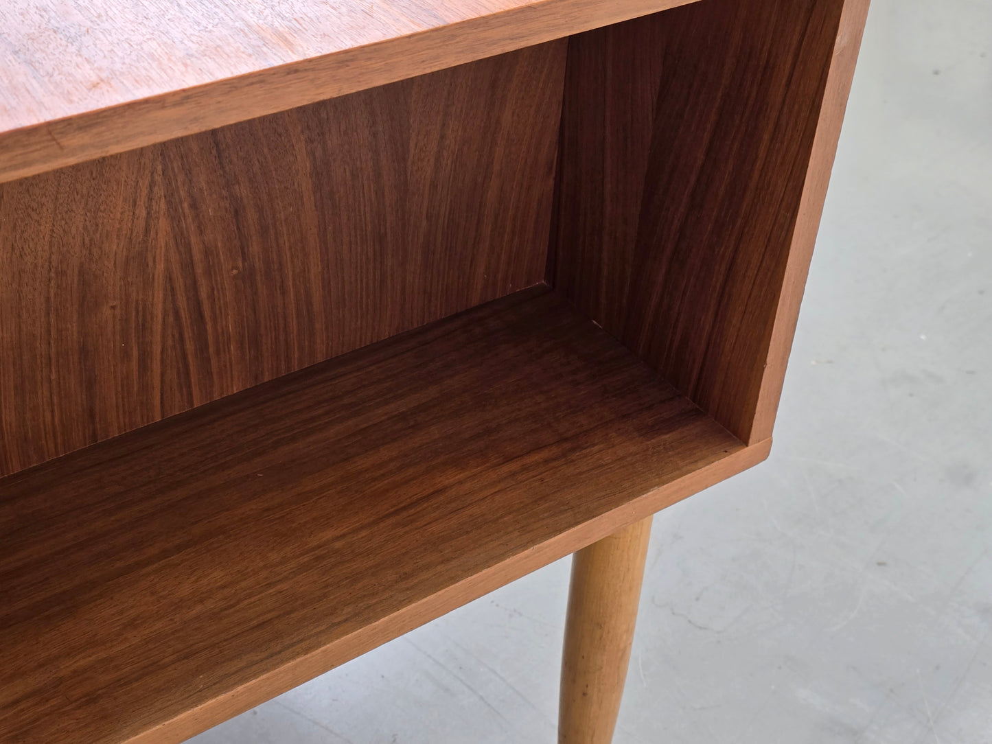 TEAK SCHREIBTISCH Vintage Mid Century Modern 60er Jahre Büro Tisch Dänisch Stil