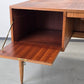 TEAK SCHREIBTISCH Vintage Mid Century Modern 60er Jahre Büro Tisch Dänisch Stil