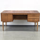 TEAK SCHREIBTISCH Vintage Mid Century Modern 60er Jahre Büro Tisch Dänisch Stil