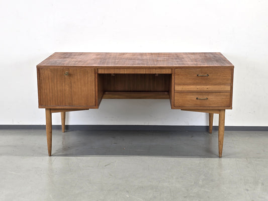 TEAK SCHREIBTISCH Vintage Mid Century Modern 60er Jahre Büro Tisch Dänisch Stil