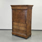 ANTIKER BIEDERMEIER Sekretär Kirschbaum Schreibschrank Wurzelholz um 1830