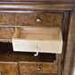 ANTIKER BIEDERMEIER Sekretär Kirschbaum Schreibschrank Wurzelholz um 1830