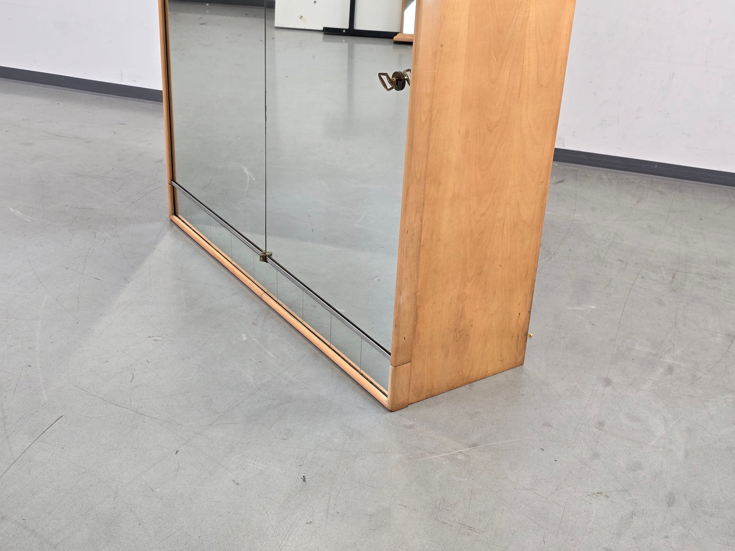 MID CENTURY Kleiderschrank Spiegelschrank Highboard Vintage Kommode Retro 60er
