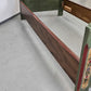 VOGLAUER BETT Anno 1700 Bauernbett Einzelbett Grün handbemalt Massivholz 90x200