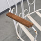 GARTENBANK VINTAGE 60er Jahre Design Metall Weiß Retro Parkbank Antik