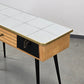 MID CENTURY Kommode 60er Vintage Sideboard Konsole Spiegel Messing