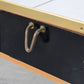 MID CENTURY Kommode 60er Vintage Sideboard Konsole Spiegel Messing