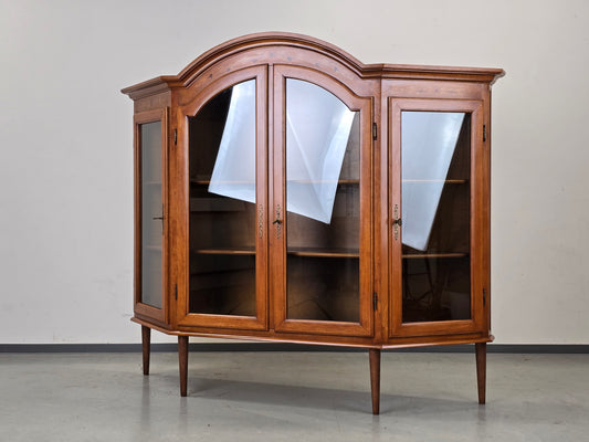 VINTAGE VITRINE Paolo Buffa Stil Mid Century Kirschbaum Intarsien 50er Jahre