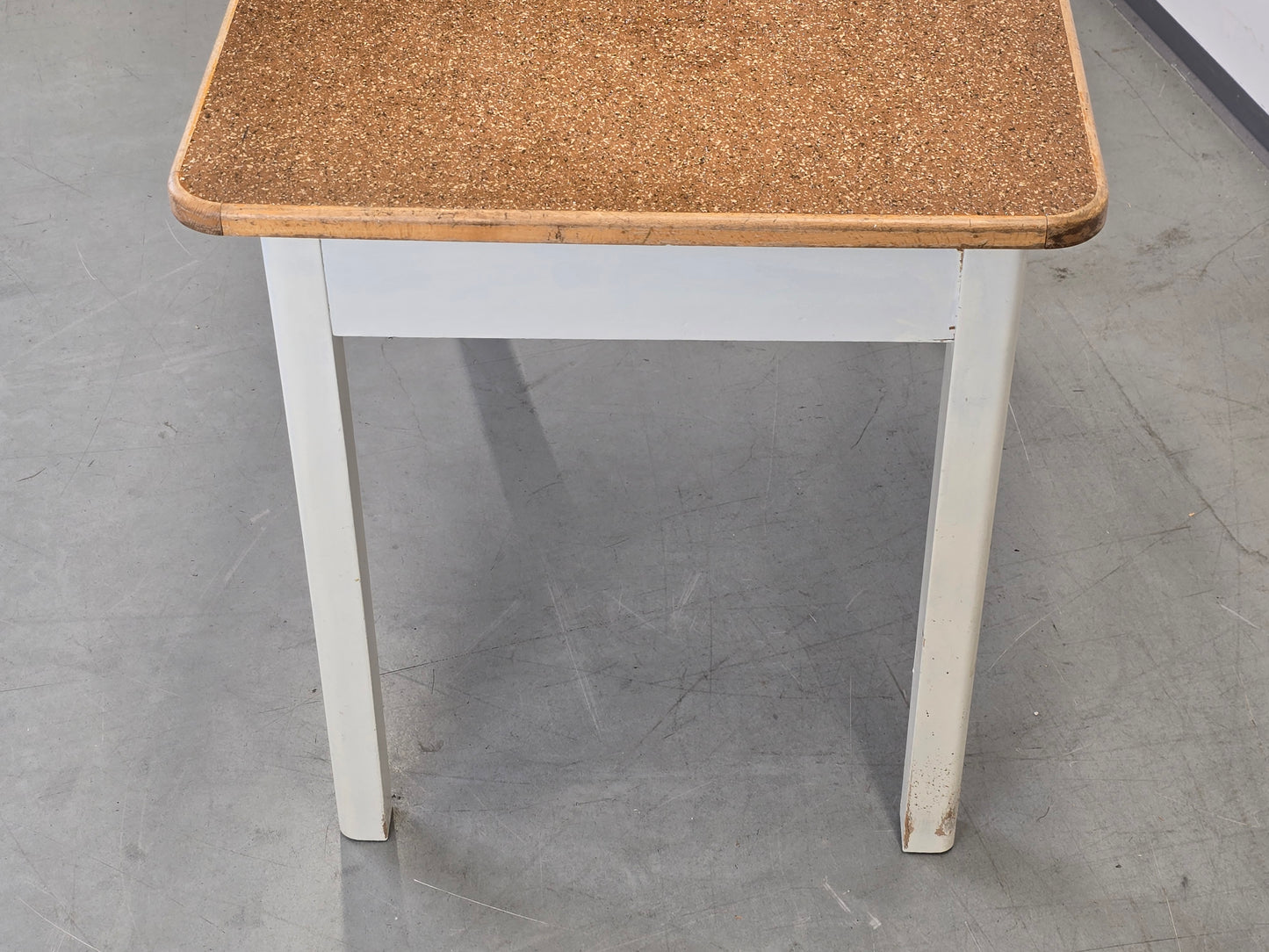 VINTAGE KÜCHENTISCH Mid Century Linoleum Tisch 60er Jahre Küchentisch Schublad