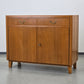 VINTAGE SIDEBOARD Mid Century Kommode Anrichte 60er Jahre Design Birke Messing