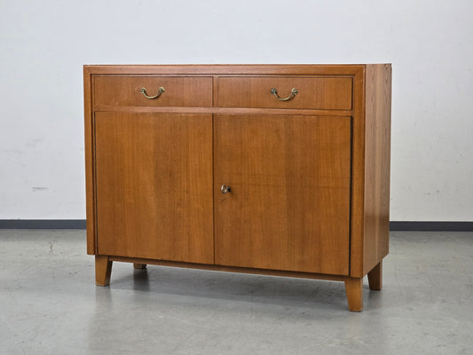 VINTAGE SIDEBOARD Mid Century Kommode Anrichte 60er Jahre Design Birke Messing