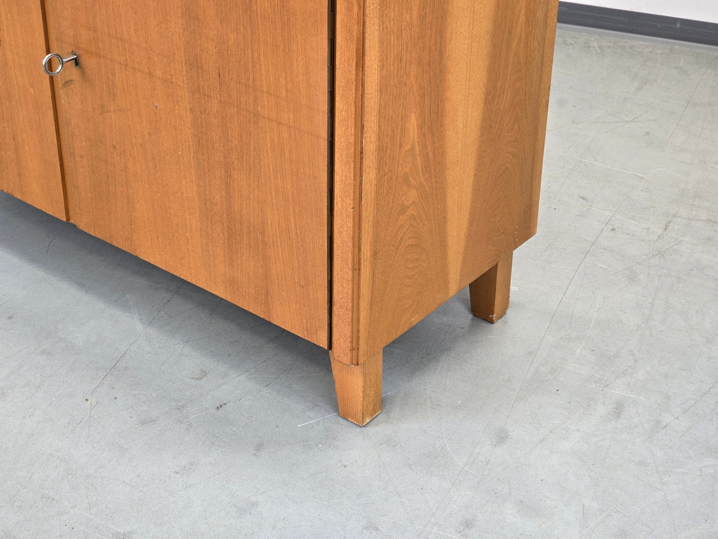 VINTAGE SIDEBOARD Mid Century Kommode Anrichte 60er Jahre Design Birke Messing