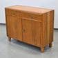 VINTAGE SIDEBOARD Mid Century Kommode Anrichte 60er Jahre Design Birke Messing