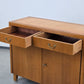 VINTAGE SIDEBOARD Mid Century Kommode Anrichte 60er Jahre Design Birke Messing