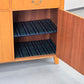 VINTAGE SIDEBOARD Mid Century Kommode Anrichte 60er Jahre Design Birke Messing