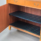 VINTAGE SIDEBOARD Mid Century Kommode Anrichte 60er Jahre Design Birke Messing