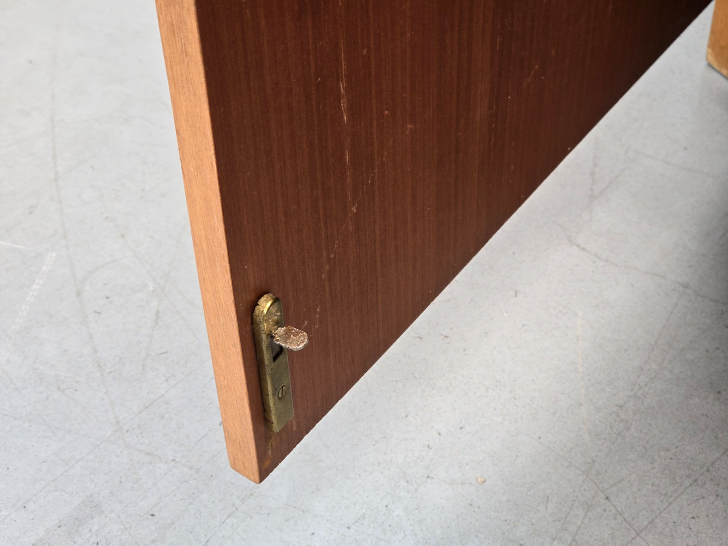 VINTAGE SIDEBOARD Mid Century Kommode Anrichte 60er Jahre Design Birke Messing