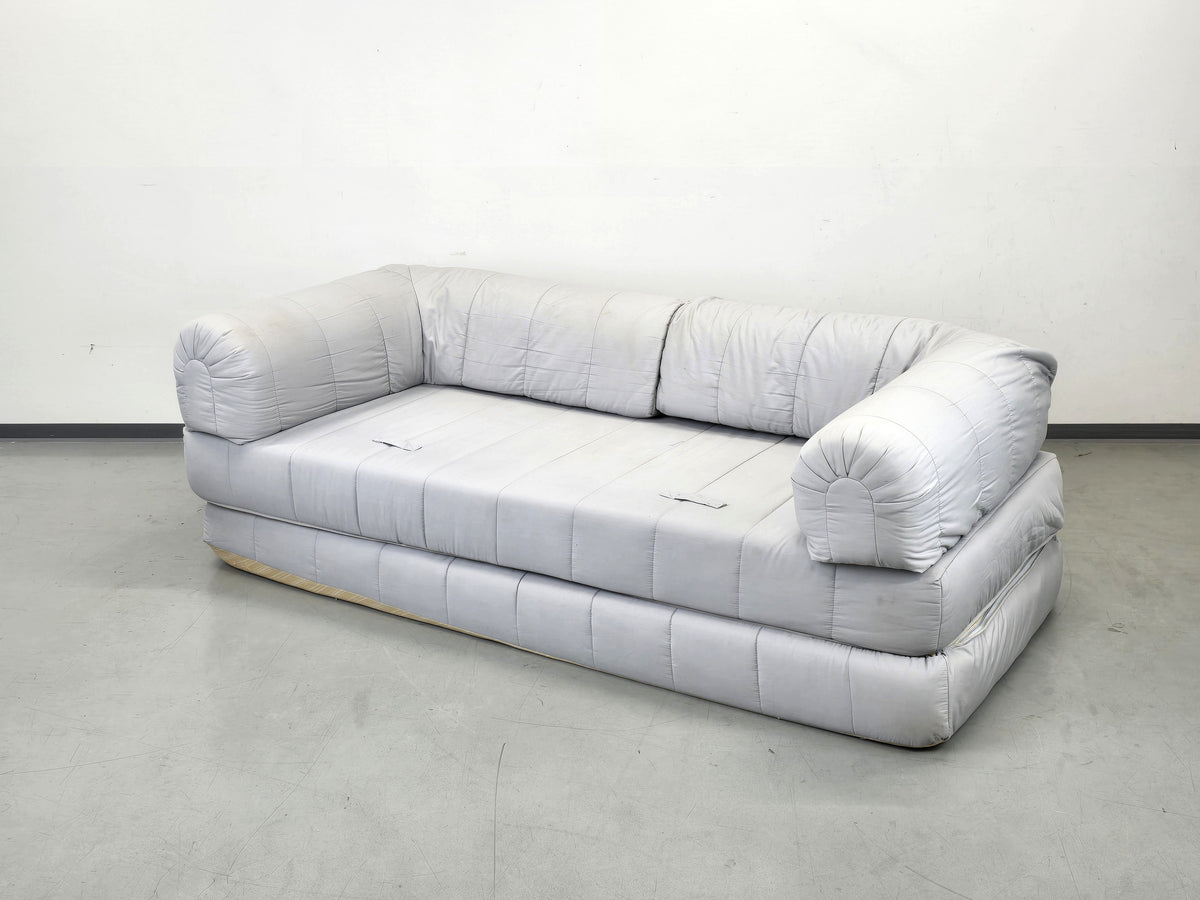 VINTAGE IKEA Schlafsofa Sofa Couch Sessel 90er Lycksele Grau Gesteppt Design Klassiker