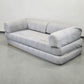 VINTAGE IKEA Schlafsofa Sofa Couch Sessel 90er Lycksele Grau Gesteppt Design Klassiker