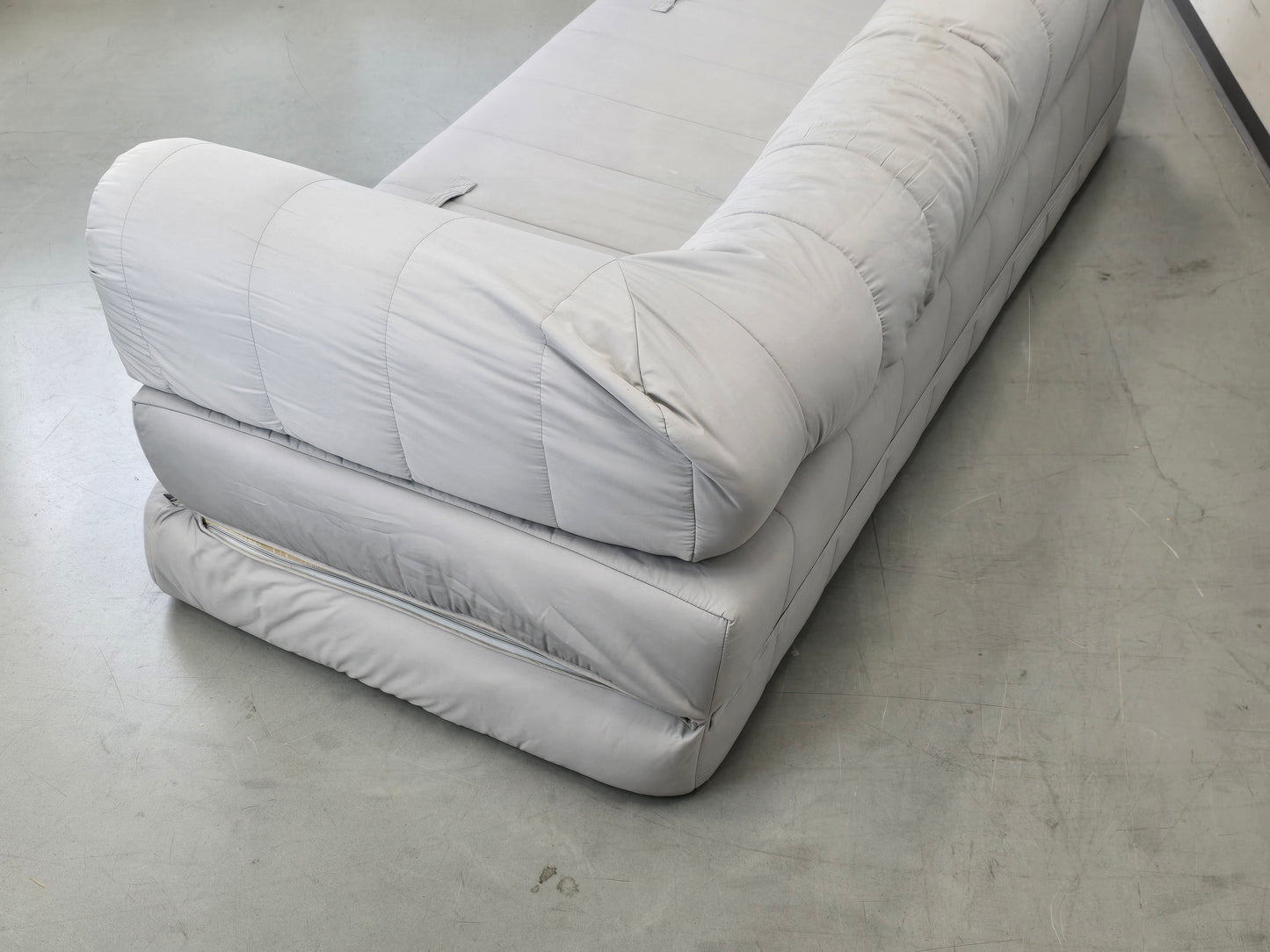 VINTAGE IKEA Schlafsofa Sofa Couch Sessel 90er Lycksele Grau Gesteppt Design Klassiker