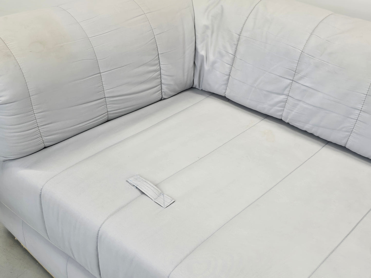 VINTAGE IKEA Schlafsofa Sofa Couch Sessel 90er Lycksele Grau Gesteppt Design Klassiker