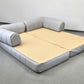 VINTAGE IKEA Schlafsofa Sofa Couch Sessel 90er Lycksele Grau Gesteppt Design Klassiker