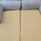 VINTAGE IKEA Schlafsofa Sofa Couch Sessel 90er Lycksele Grau Gesteppt Design Klassiker