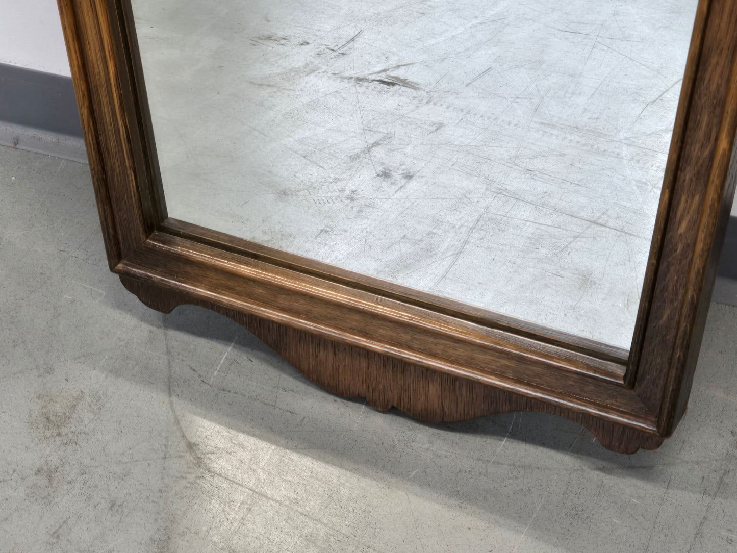 CHIPPENDALE SPIEGEL Wandspiegel Trapezholz Vintage 60er Jahre Wanddeko