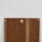 VINTAGE SPIEGEL Nussbaum Wandspiegel 60er 70er Mid Century Modern Schachbrett