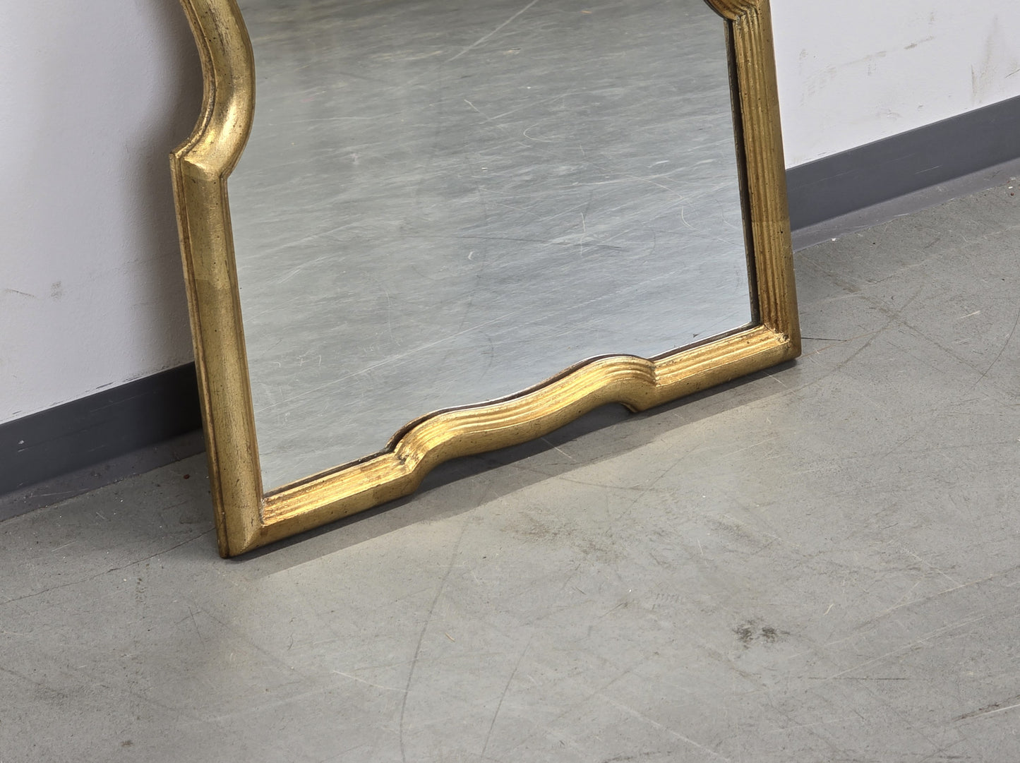WANDSPIEGEL GOLD Barock Vintage Spiegel 60er Antik-Stil Hollywood Regency