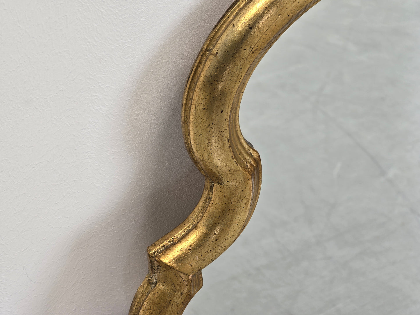 WANDSPIEGEL GOLD Barock Vintage Spiegel 60er Antik-Stil Hollywood Regency
